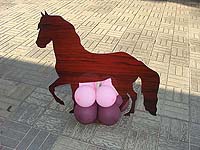 Pony / Horse shaped cutout